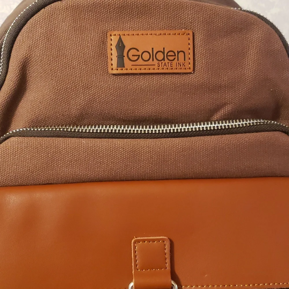 Brown Backpack Golden State Ink Backpack - Picture 3 of 5